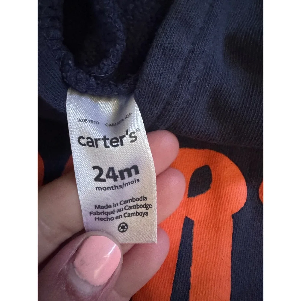 Carter's Garanimals Toddler Boys 24M Dino Construction Hoodie Sweatshirt Lot 4pc